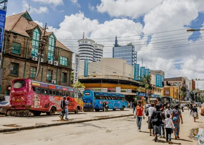 Down the Street in Nairobi